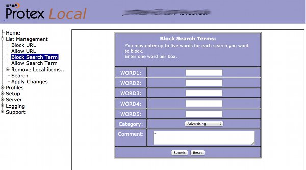 Add Banned Search Term