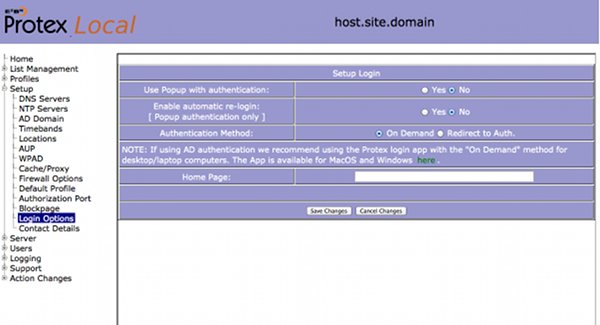 Setup Login