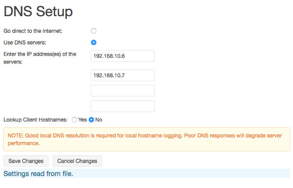 Set up DNS